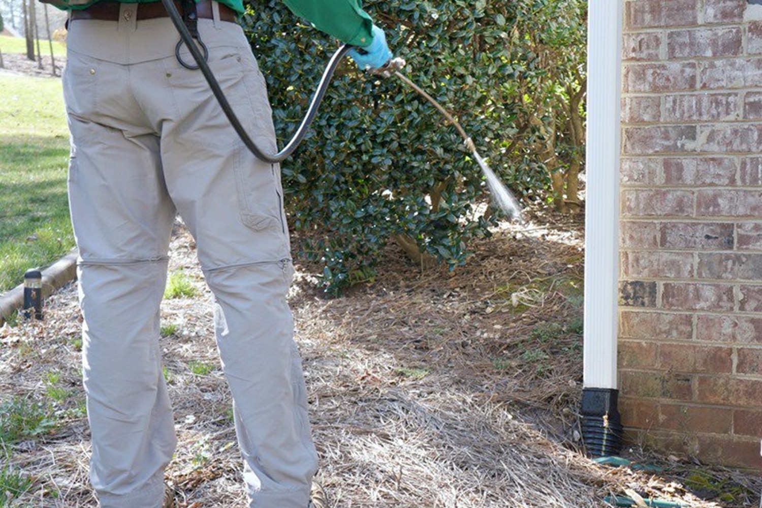 Perimeter Pest Control Spraying in Byron Center MI - ProMowLandscape.com